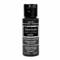 DecoArt® Americana® Multi-Surface Satin™ Acrylic Paint - Black Tie