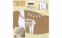 Decoart Value Kraft Stencil 8x8 Fiesta Llama