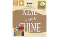Decoart Value Kraft Stencil 8x8 Rise & Shine
