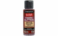 SoSoft Fabric Glitters Acrylic Paint 2oz-Autumn Flame - Orange