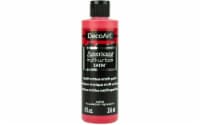 Decoart Americana Multi Surf Acr 8oz Satin Red Hot