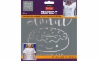 Decoart SoSoft Fabric Stencil 8x8  Donut