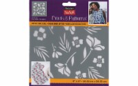 Decoart SoSoft Fabric Stencil 8x8  Elegant Floral