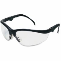 MCR™ Safety Klondike Plus Safety Glasses, Black Frame, Clear Lens KD310