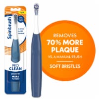 Spinbrush PRO CLEAN Adult Soft Bristles Battery Powered Electric Toothbrush Perspective: Main