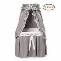 Majesty Bassinet - Gray - Pack of 2