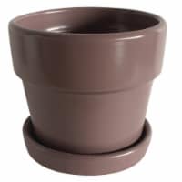 Border Concepts Standard Pot with Attached Saucer - Assorted Perspective: Main