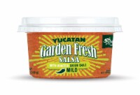 Yucatan Garden Fresh Roasted Green Chile Mild Salsa