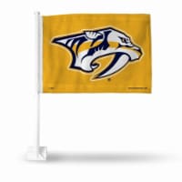 Caseys 6734542355 7 x 23 x 4 in. Nashville Predators Car Flag