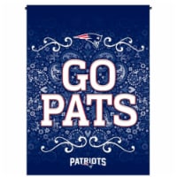 Rico GF1501 13 x 18 in. NFL New England Patriots Garden Flag