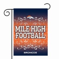 Rico GF1601 13 x 18 in. NFL Denver Broncos Garden Flag
