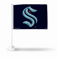 Rico Industries NHL Seattle Kraken Car Flag Perspective: Main