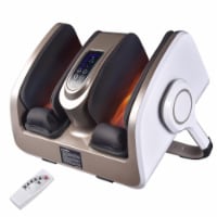 Electric Foot Massage Machine 360° Adjustable with Heat Shiatsu Roller Vibration
