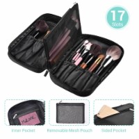 Byootique Portable Multi Brush Holder Makeup Bag Cosmetic Organizer Polyester Storage Travel