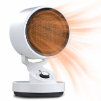 1500W PTC Oscillating Ceramic Heater Fan Warm & Cool Overheat Protection Home