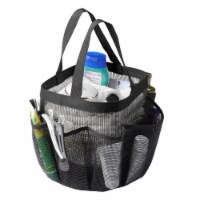 Yescom Portable 2 Packs Mesh Shower Caddy Tote 8 Pockets Bathroom Carry Bag Quick Dry