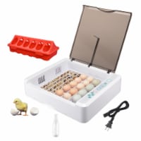 Yescom 36 Egg Incubator Temperature & Humidity Display Auto Turning LED Candler Duck