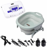 Yescom Dual User Ionic Detox Foot Bath Machine Kit with Arrays Foldable Tub Kit Home