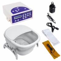 Yescom Ionic Detox Foot Bath Machine Foldable Tub Kit with Array Far Infrared Belt Home