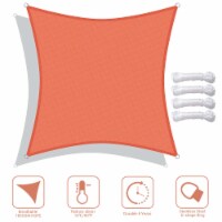 10x10 Ft 97% UV Block Square Sun Shade Sail Canopy Cover Net Outdoor Backyard