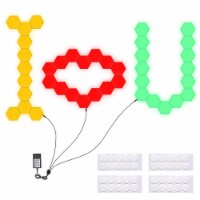 40 Block Smart LED Hexagon Light Panel Touch Sensitive Magnetic Wall Mount DIY Gifts