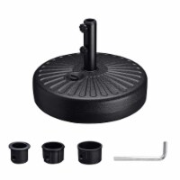 20 Patio Umbrella Base Sand or Water Filled Parasol Weighted Stand Garden 62Lbs