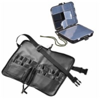 Byootique Makeup Storage Organizer Case with Brush Holder Waist Bag Cosmetic
