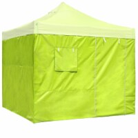 InstaHibit 10x6.5 Ft Pop up Canopy Sidewall Kit Door Window Block Out 4 Pieces