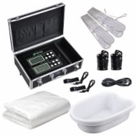 Ionic Detox Foot Machine Massage Tub Kit 2 Arrays 2 Waist Belts 100 Pack Liners
