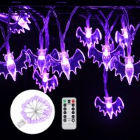 15ft Halloween Bat String Lights 30PCS LED Fairy Lights Porch Garden Party Decor