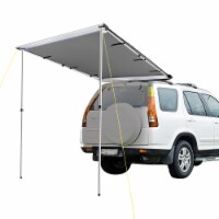 4.6x6.8Ft Car Side Awning Rooftop Pull Out Tent Shelter for Camping Picnic