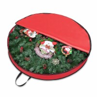 48 Christmas Wreath Storage Bag Zipper Handle Garland Holiday Container Decor