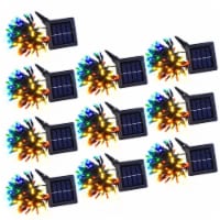 Yescom Waterproof Solar String Lights Outdoor Wedding Holiday Party Garden Decor 10Pcs