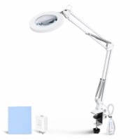 5X LED Magnifying Lamp Desk Light with Clamp Adjustable Arm for Cosmetic Sewing