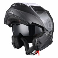 AHR RUN-M3 Modular Flip Up Helmet Full Face Dual Visor DOT Motorcycle Bike XL