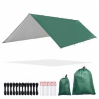 10x13FT Camping Tent Tarp Hammock Rain Fly Waterproof Hiking Backpacking Shelter