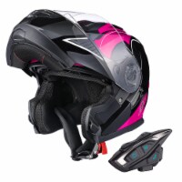 AHR DOT Motorcycle Helmet Bluetooth 5.2 Headset Modular Flip up Full Face XL