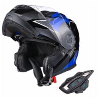 AHR Motorcycle Flip up Full Face Helmet Bluetooth 5.2 Headset DOT Approved XXL