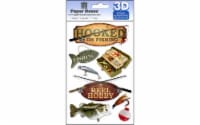 Paper House Sticker - 3D Fishing Perspective: Main