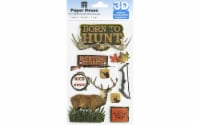 Paper House Born to Hunt 3D Stickers Perspective: Main
