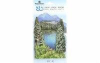 Paper House Sticker 3D Mountain Lake