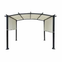 Kumo 10'x8' Pergola Gazebo Canopy Outdoor Patio Garden Steel Frame Sun Shelter