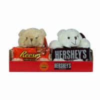 Hershey's Teddy Bear with Candy Bar Valentine's Gift Perspective: Main