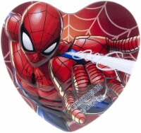 Galerie Spiderman Milk Chocolate Heart Shaped Tin Valentine Candy Perspective: Main