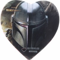 Galerie Star Wars Mandalorian Milk Chocolate Heart Shaped Tin Valentine Candy Perspective: Main