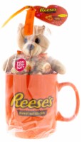 Reeses's Miniature Cups Valentine Candy with Plush Bear in Jumbo Mug Perspective: Main