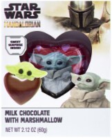 Galerie Star Wars Mandalorian Milk Chocolate with Marshmallow Heart Valentine Candy Perspective: Main