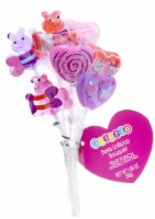 Galerie Fruit Punch Flavor Bee Lollipop Bouquet Valentine Candy Perspective: Main