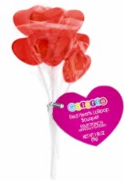 Galerie Fruit Punch Red Hearts Lollipops Bouquet Valentine Candy
