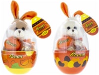 Galerie Plush Easter Bunny with Reese's Miniature Cups Candy and Dish Gift Perspective: Main